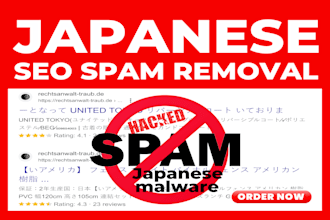 do japanese SEO spam removal, malware or virus remove, fix hacked wordpress