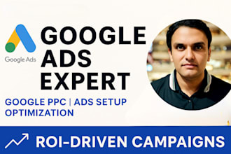 set up and optimise google ads adwords ppc campaigns