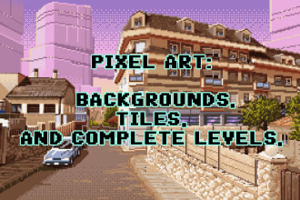 do the pixel art scenery you need for your video game