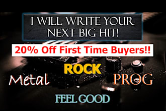 compose and produce your rock, metal or prog song