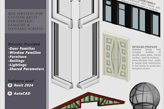develop revit parametric families and automate tasks with dynamo