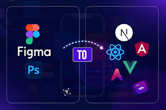 develop figma to react or figma to html or figma to next js