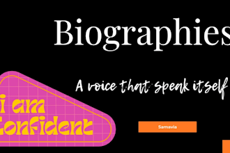 do write autobiographies about historical figures and events