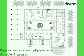 draw detailed floor plans with autocad for architectural projects