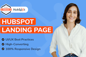 design a high converting hubspot landing page