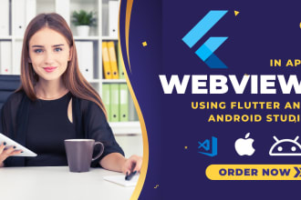 convert website to android and ios apps,mobile apps using flutter in app webview