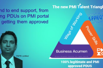 help you to earn 60 pdus for pmp certification renewal