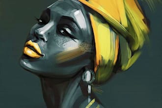 draw abstract painting art or color abstract art