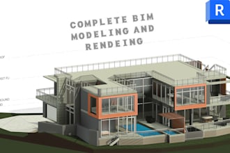 create 3d bim model and working drawings in autodesk revit