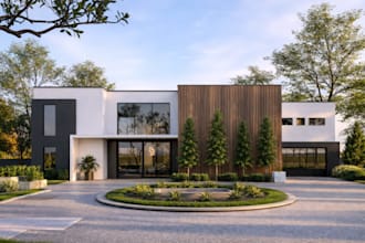 create 3d exterior renderings for your house