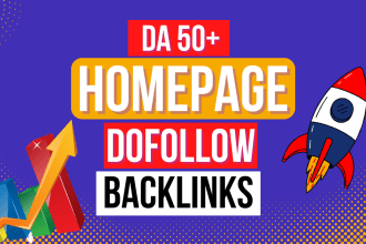 create high DR dofollow contextual homepage backlinks SEO