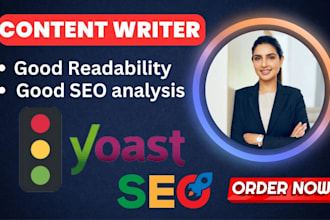 write yoast SEO optimized blog for your website