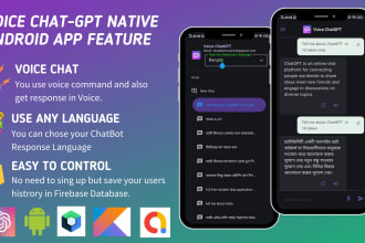 create openai voice chatgpt native android app