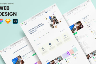 create a custom web design for website using figma webflow