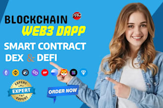 create smart contract and dapp on tron, ton, sui, solana, base, etc