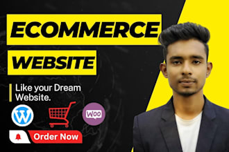 build a unique responsive ecommerce website or online store