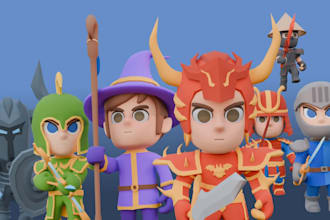 do 3d game ready model