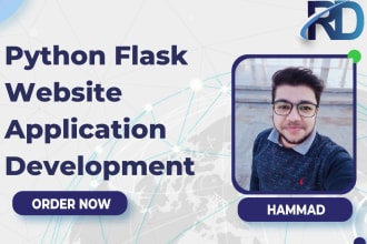 create backend restapi in python flask or flask web application