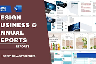 design professional business and annual reports