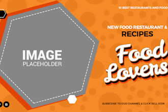 design catchy youtube thumbnail