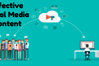 do content writing job on your social media