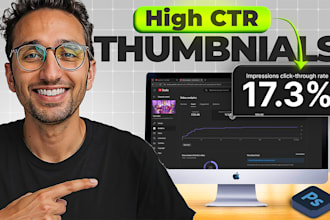 design high CTR youtube thumbnails that attracts viewers