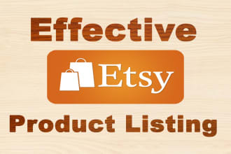 do etsy product listings or add etsy listings with SEO