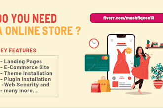 design and develop ecommerce online store website