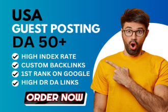 create white hat USA SEO backlinks using guest posts