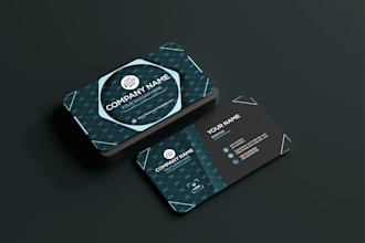 design professional eye catching business card with qr code