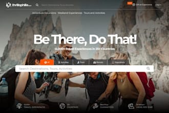 design vacation rental website like vrbo or airbnb and lodgify website