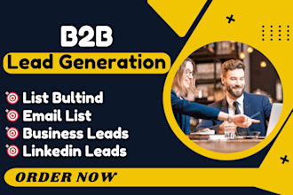 do b2b lead generation, email list, linkedin lead generation