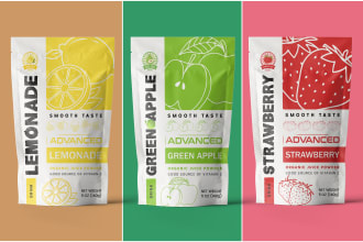 do perfect pouch design, mylar bags, food packaging and product labels
