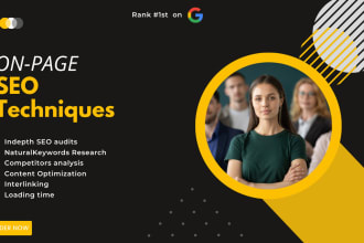 boost website organic traffic with professional on page SEO