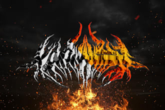 make chrome death metal logo
