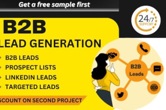 do b2b lead gen from targeted niche