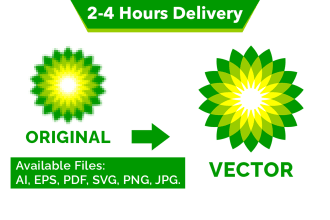 recreate redo redraw logo remake tracing image in adobe illustrator eps svg jpg