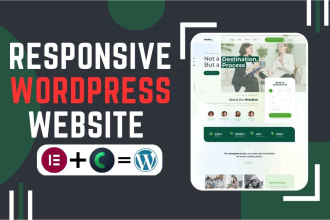 build a responsive wordpress website with elementor pro and crocoblock