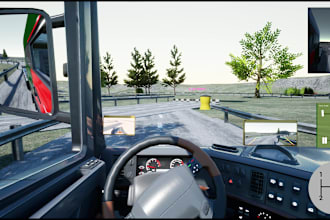 create driving simulation training