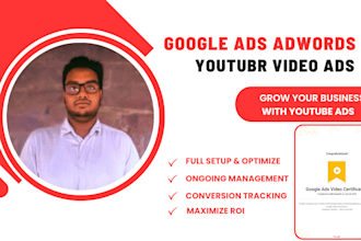 create youtube video advertising ads promotion campaign