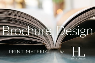 design a custom brochure for your organization or initiative