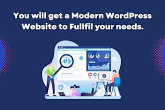 build a wordpress business website