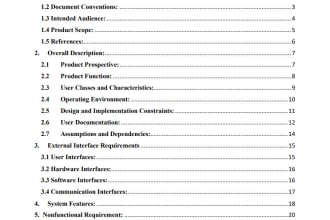 create a srs documentation for your project