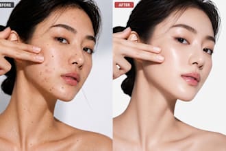 do model retouching skin retouch beauty retouching