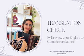 review your translation to latin american spanish