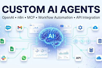 build custom ai agents using openai, n8n, mcp and apis