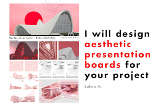 design aesthetic architecture presentation boards