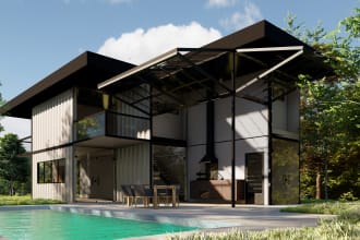 design shipping container home, modular house, cafe and more