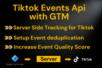setup tiktok events api, server side tracking for tiktok