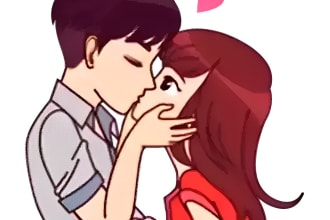 create romantic, fiction and horror whatsapp stickers